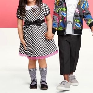 🌟Host Pick🌟 Harajuku Mini Black and White 3T dress in EUC!